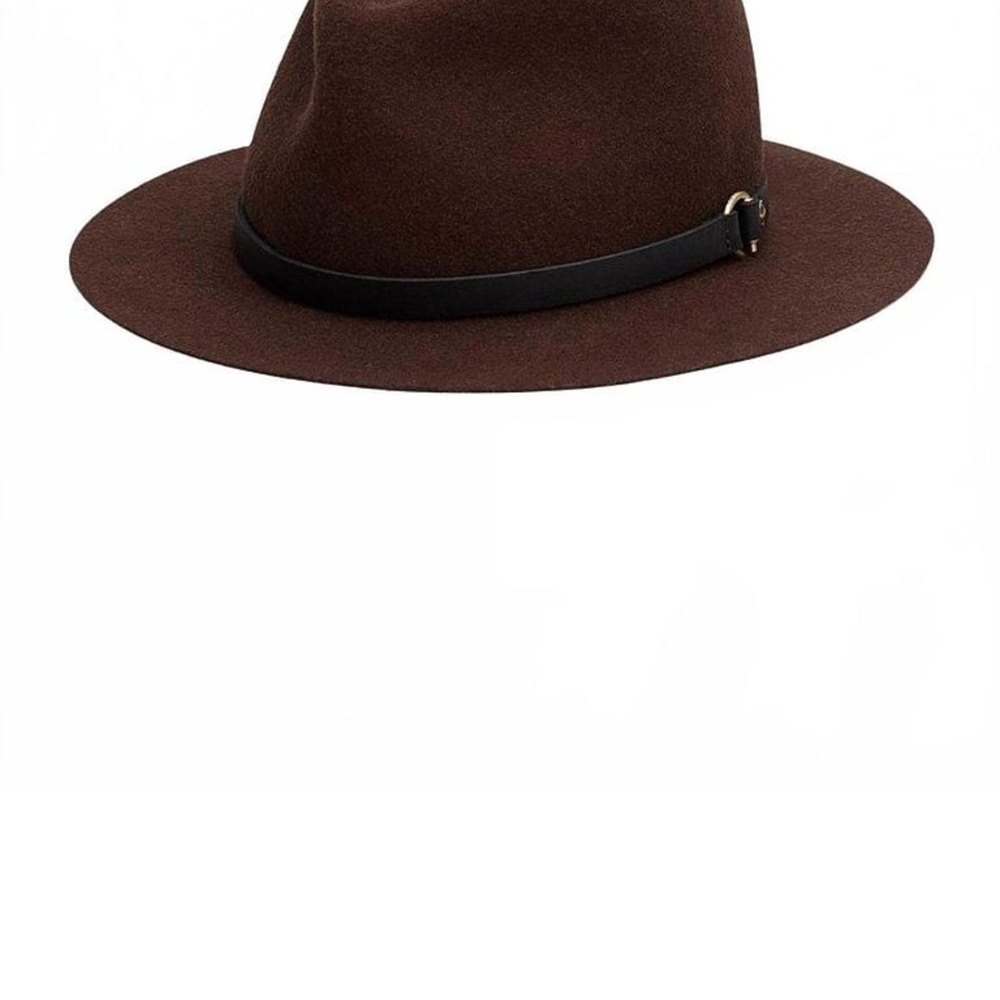 rag & bone Brown Fedora Hat Foldable And Travelable